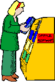 Me selecting software